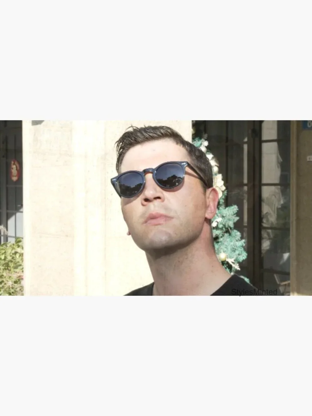 Vintage Polarized Round Sunglasses UV400 Retro Acetate Men